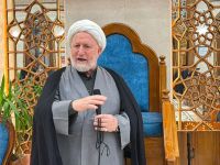 المرجع الخالصي يشارك في مجلس تأبين قائد الثورة الإسلامية ويُبشّر الأمة بانتصارات المقاومة ويدعو إلى تلاحم الصف العراقي في مواجهة المخططات العدوانية